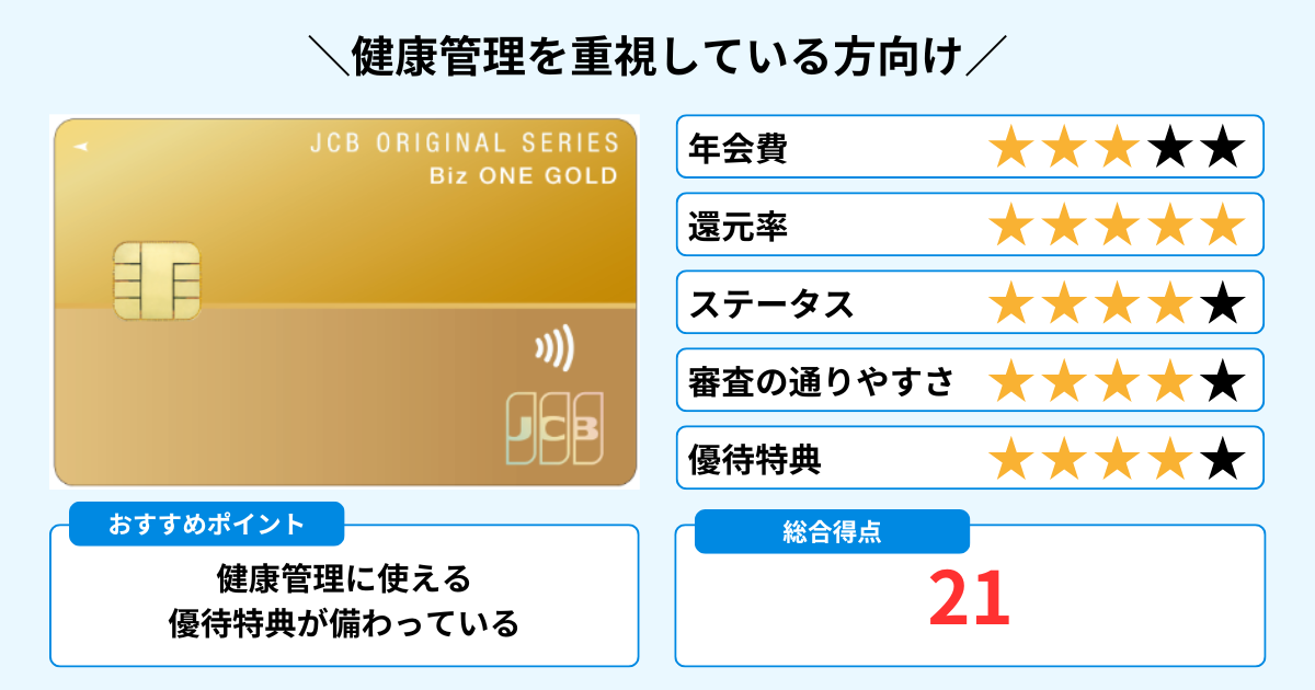 JCB Biz ONE ゴールド